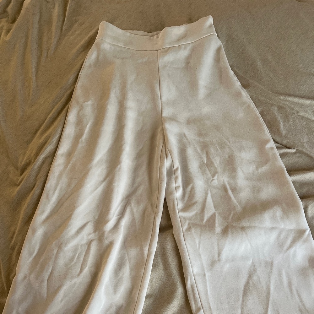 Zara White Trousers
